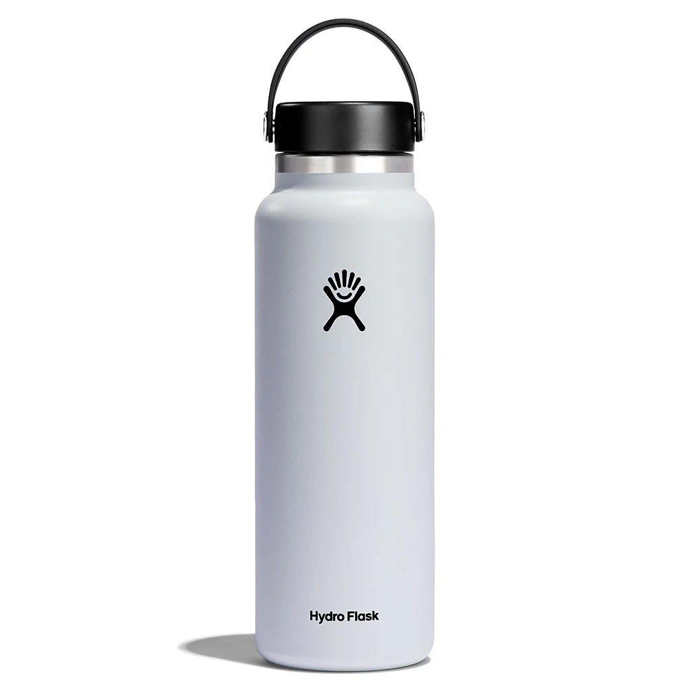 NWT Hydro Flask White Wide Mouth Bottle, 21oz